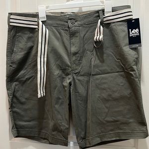 Brand new Mens Lee Dungarees Grey khaki shorts